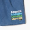Boxers de banho com efeito lavado para homem