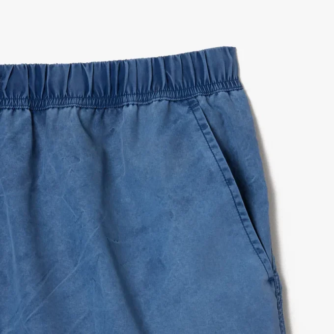 Boxers de banho com efeito lavado para homem