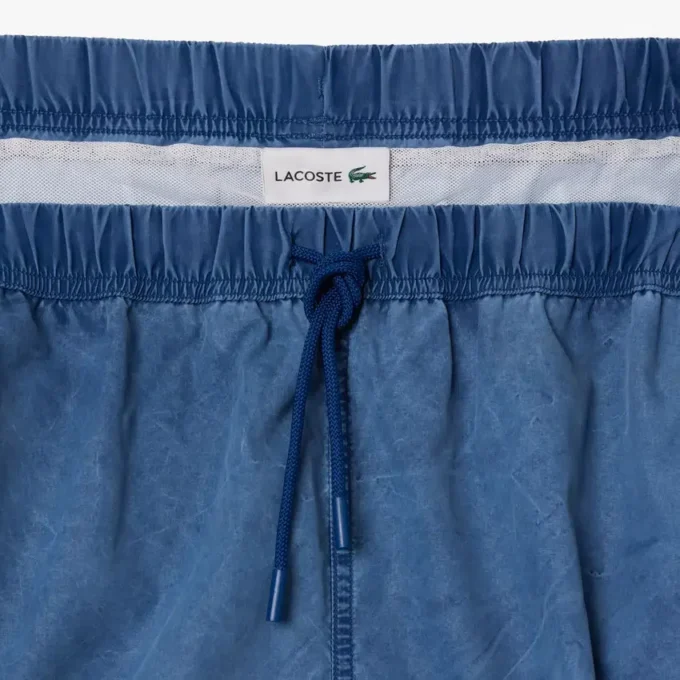 Boxers de banho com efeito lavado para homem
