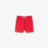 Boxers de banho com forro monocromático