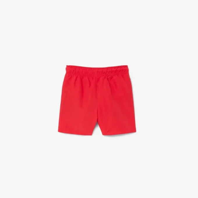 Boxers de banho com forro monocromático