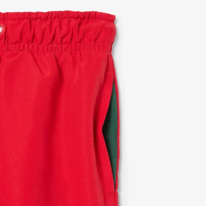 Boxers de banho com forro monocromático