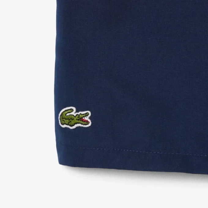 Boxers de banho com forro monocromático