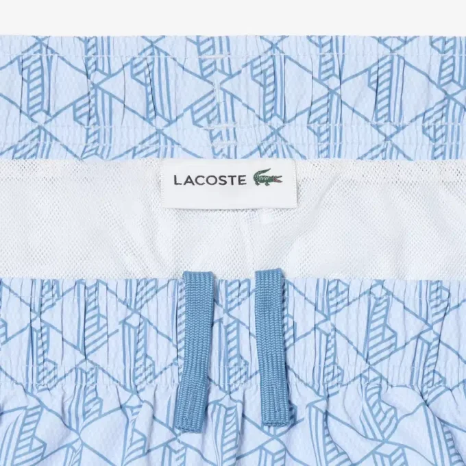 Boxers de banho de comprimento médio com estampado Monogram