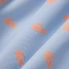 Boxers de banho de comprimento médio com padrão de crocodilo