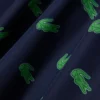 Boxers de banho de comprimento médio com padrão de crocodilo