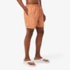 Boxers de banho de comprimento médio com padrão de crocodilo