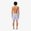 Boxers de banho de comprimento médio com padrão de crocodilo