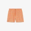 Boxers de banho de comprimento médio com padrão de crocodilo