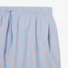 Boxers de banho de comprimento médio com padrão de crocodilo