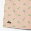 Boxers de banho de comprimento médio com padrão de crocodilo