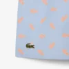 Boxers de banho de comprimento médio com padrão de crocodilo