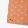 Boxers de banho de comprimento médio com padrão de crocodilo
