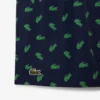 Boxers de banho de comprimento médio com padrão de crocodilo