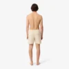 Boxers de banho de comprimento médio com riscas e textura para homem