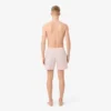 Boxers de banho de comprimento médio com riscas e textura para homem