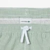 Boxers de banho de comprimento médio com riscas e textura para homem