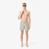 Boxers de banho de comprimento médio estampados para homem