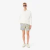 Boxers de banho de comprimento médio estampados para homem