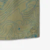 Boxers de banho de comprimento médio estampados para homem