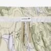 Boxers de banho de comprimento médio estampados para homem