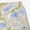 Boxers de banho de comprimento médio estampados para homem