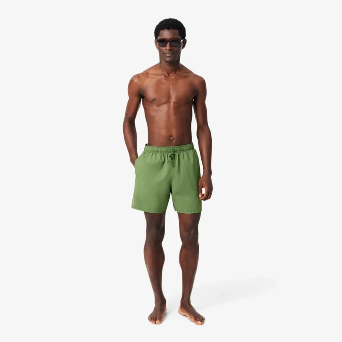Boxers de banho de comprimento médio para homem