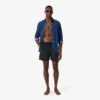 Boxers de banho de comprimento médio para homem