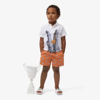 Boxers de banho monocromáticos