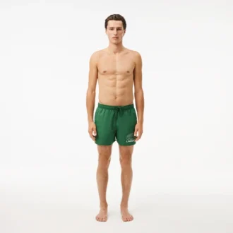Boxers de banho para homem com padrão de crocodilo