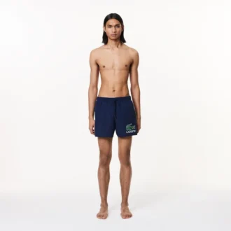 Boxers de banho para homem com padrão de crocodilo