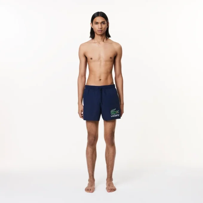 Boxers de banho para homem com padrão de crocodilo
