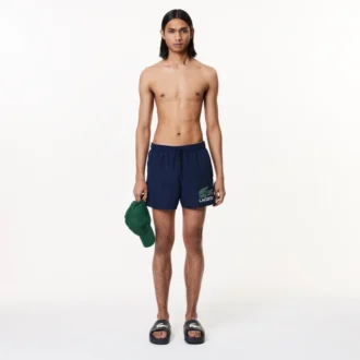 Boxers de banho para homem com padrão de crocodilo