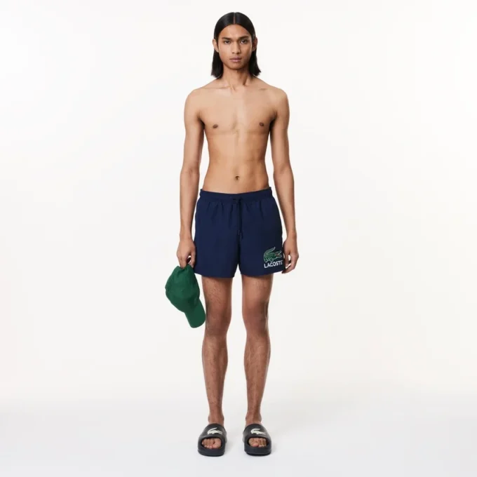 Boxers de banho para homem com padrão de crocodilo