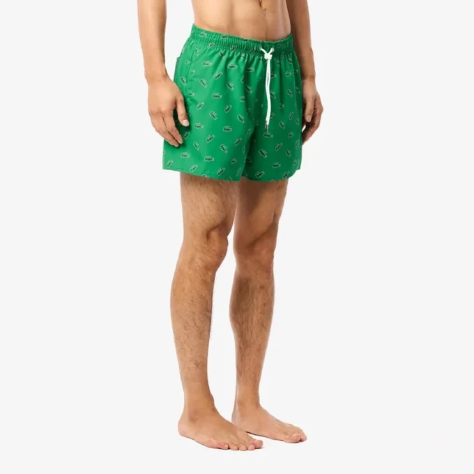 Boxers de banho para homem com padrão de crocodilo