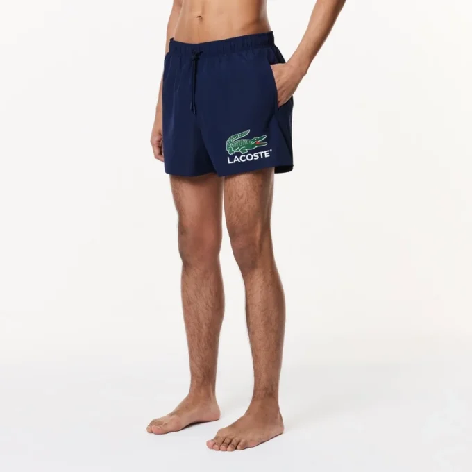 Boxers de banho para homem com padrão de crocodilo