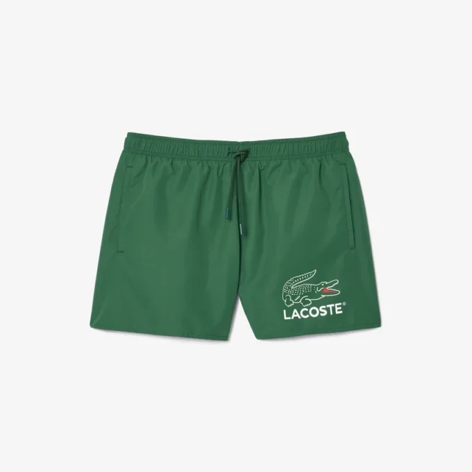 Boxers de banho para homem com padrão de crocodilo