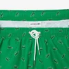 Boxers de banho para homem com padrão de crocodilo