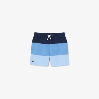 Boxers de banho às riscas