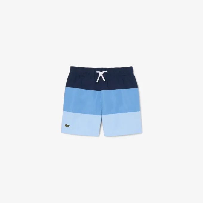 Boxers de banho às riscas