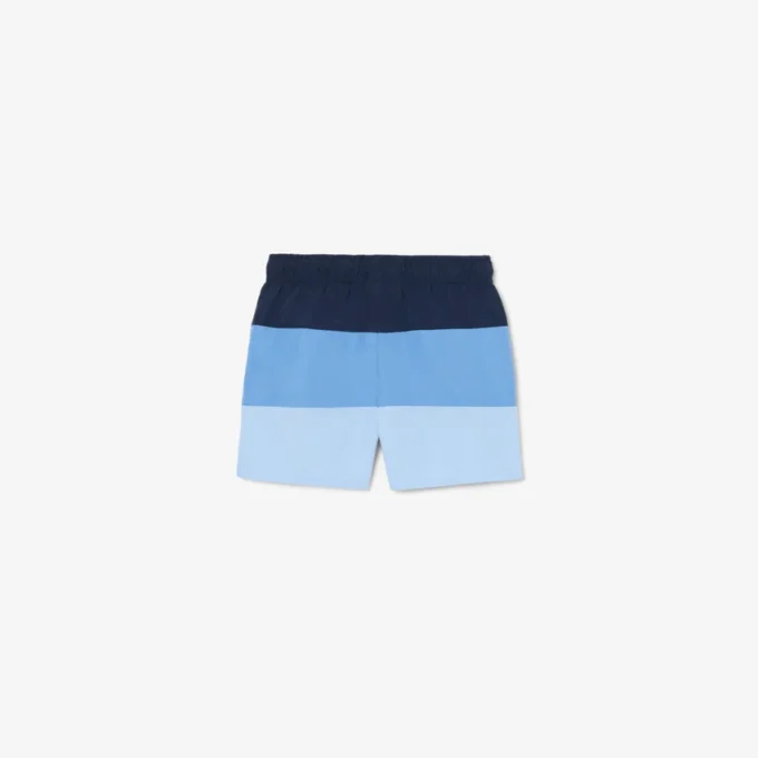 Boxers de banho às riscas