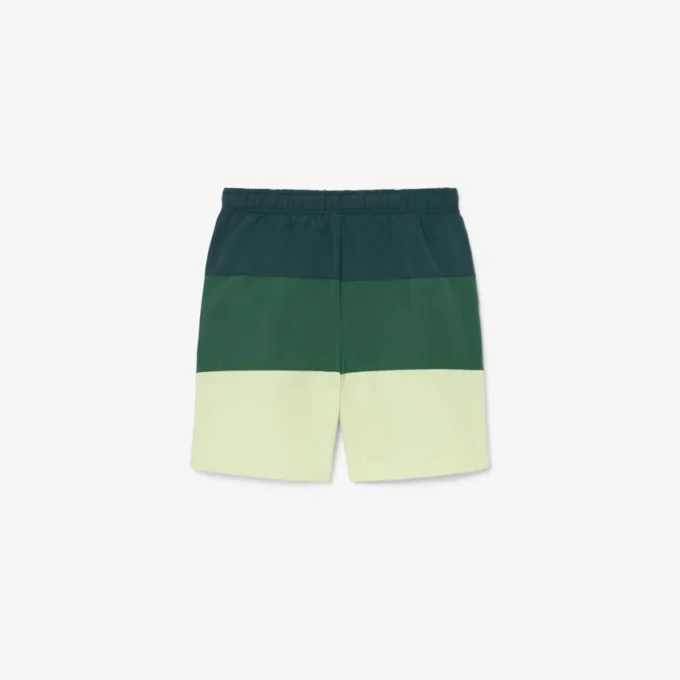 Boxers de banho às riscas