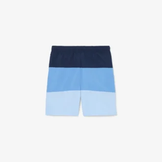 Boxers de banho às riscas
