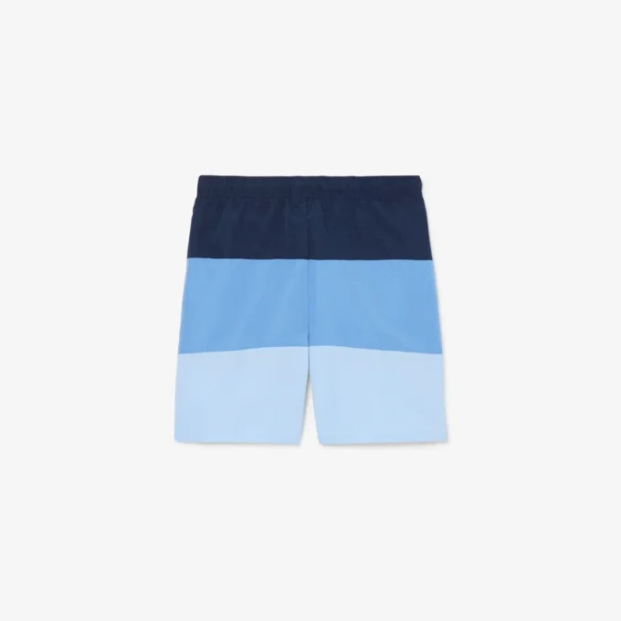 Boxers de banho às riscas