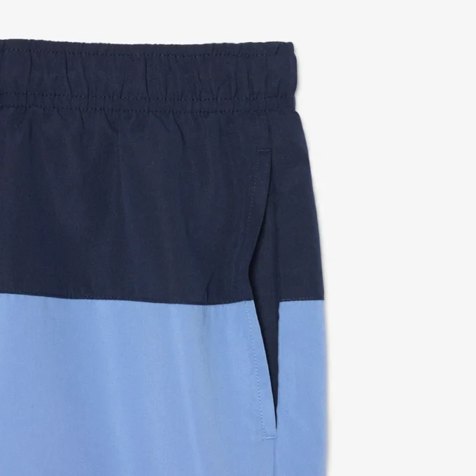 Boxers de banho às riscas