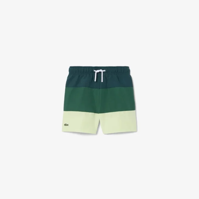 Boxers de banho às riscas