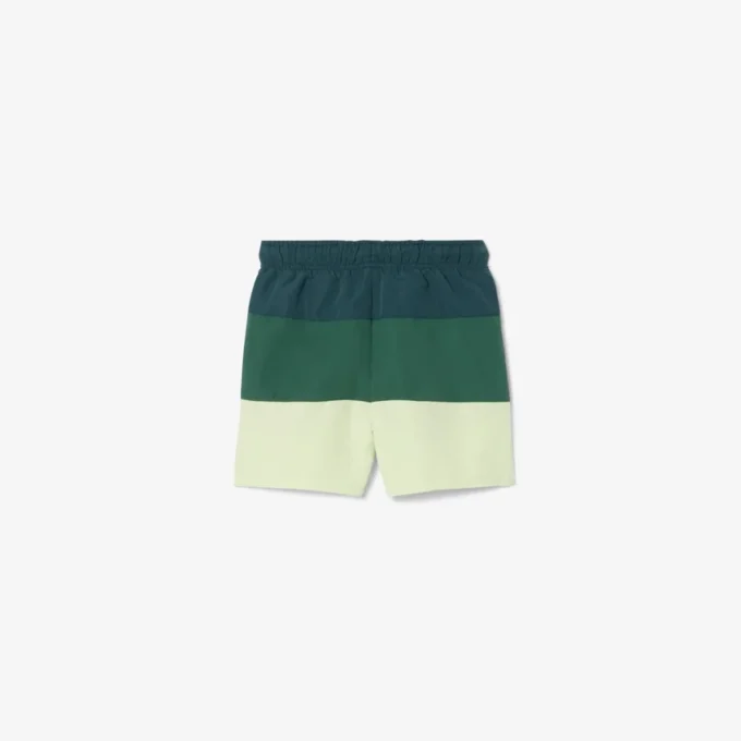 Boxers de banho às riscas