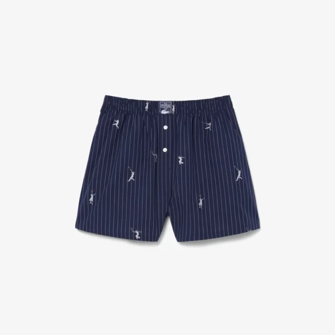 Boxers de popeline de algodão