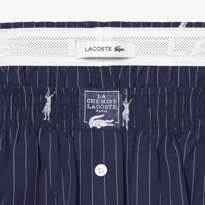 Boxers de popeline de algodão
