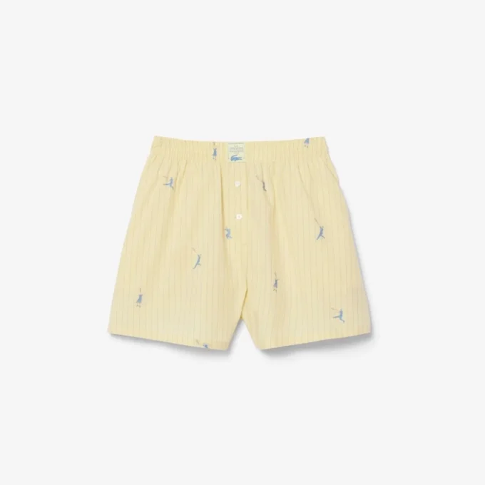 Boxers em popeline de algodão